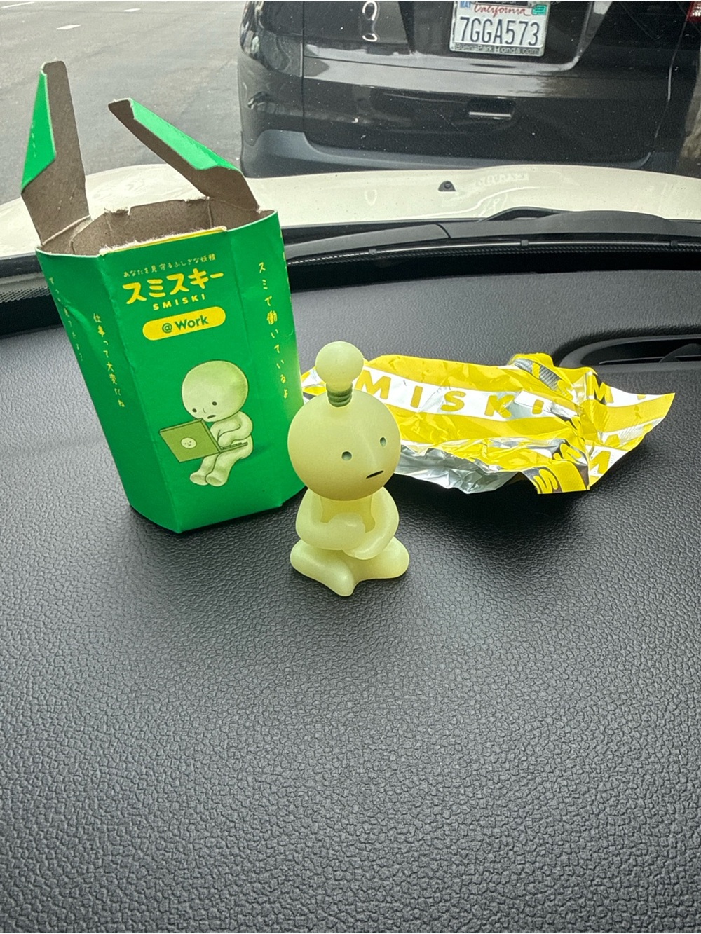 Glow Green Desk Buddy Small Pet Figurine